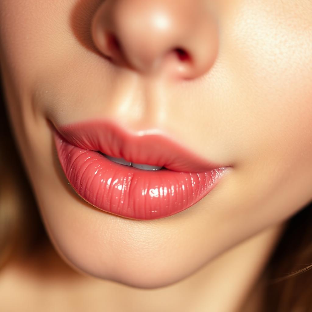 Nachher — Lippen nach PMU